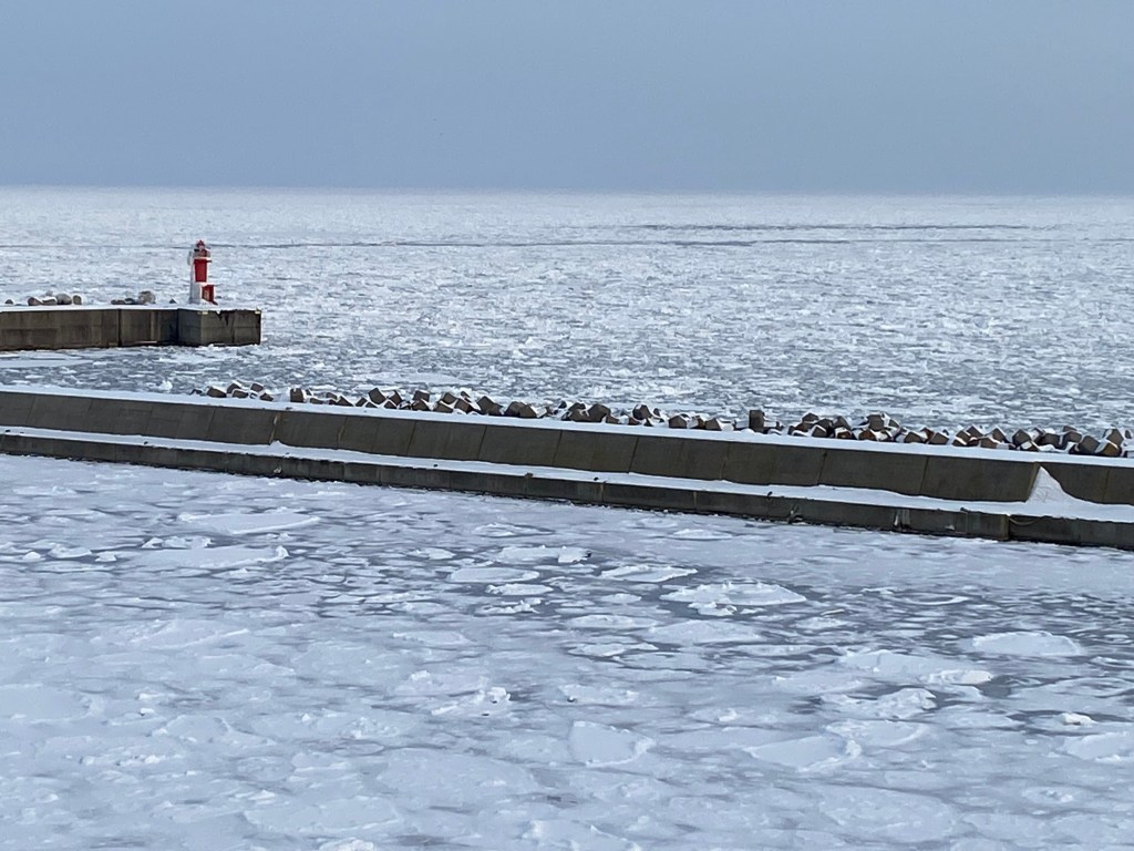 知床ウトロ　流氷③
