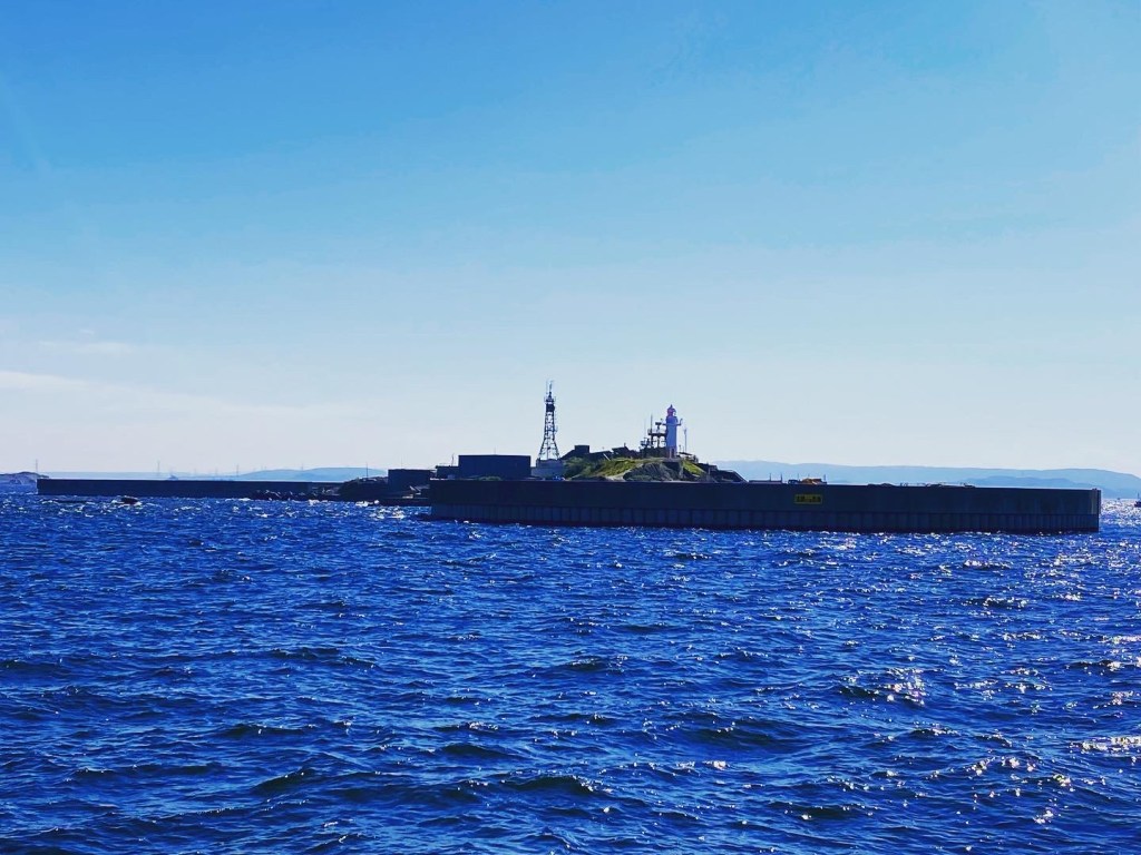 東京湾の人工島　要塞　第二海堡